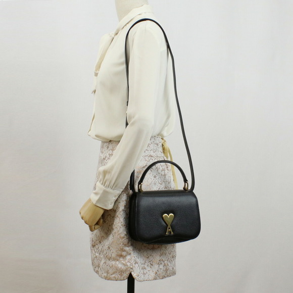 Ami Paris 2-Way Handbag Black - Picture 7 of 7